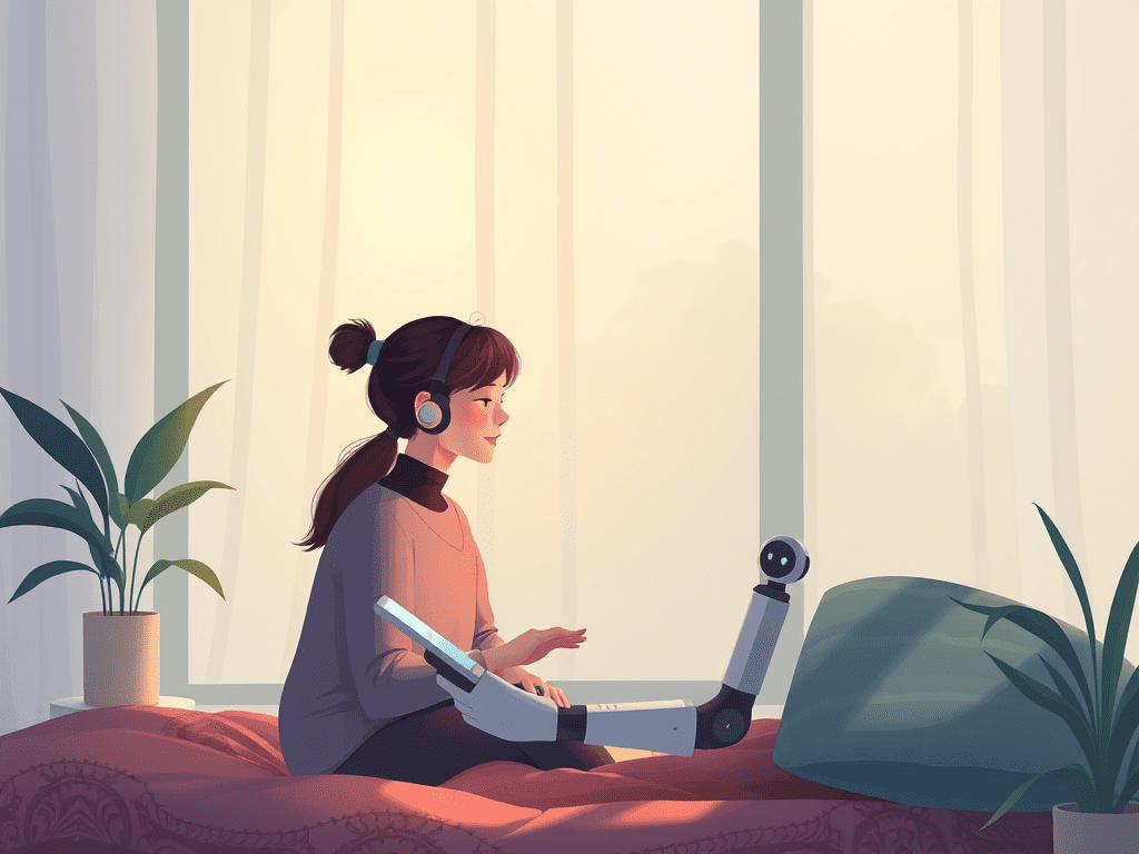 create a featured image for a blog post titled ai